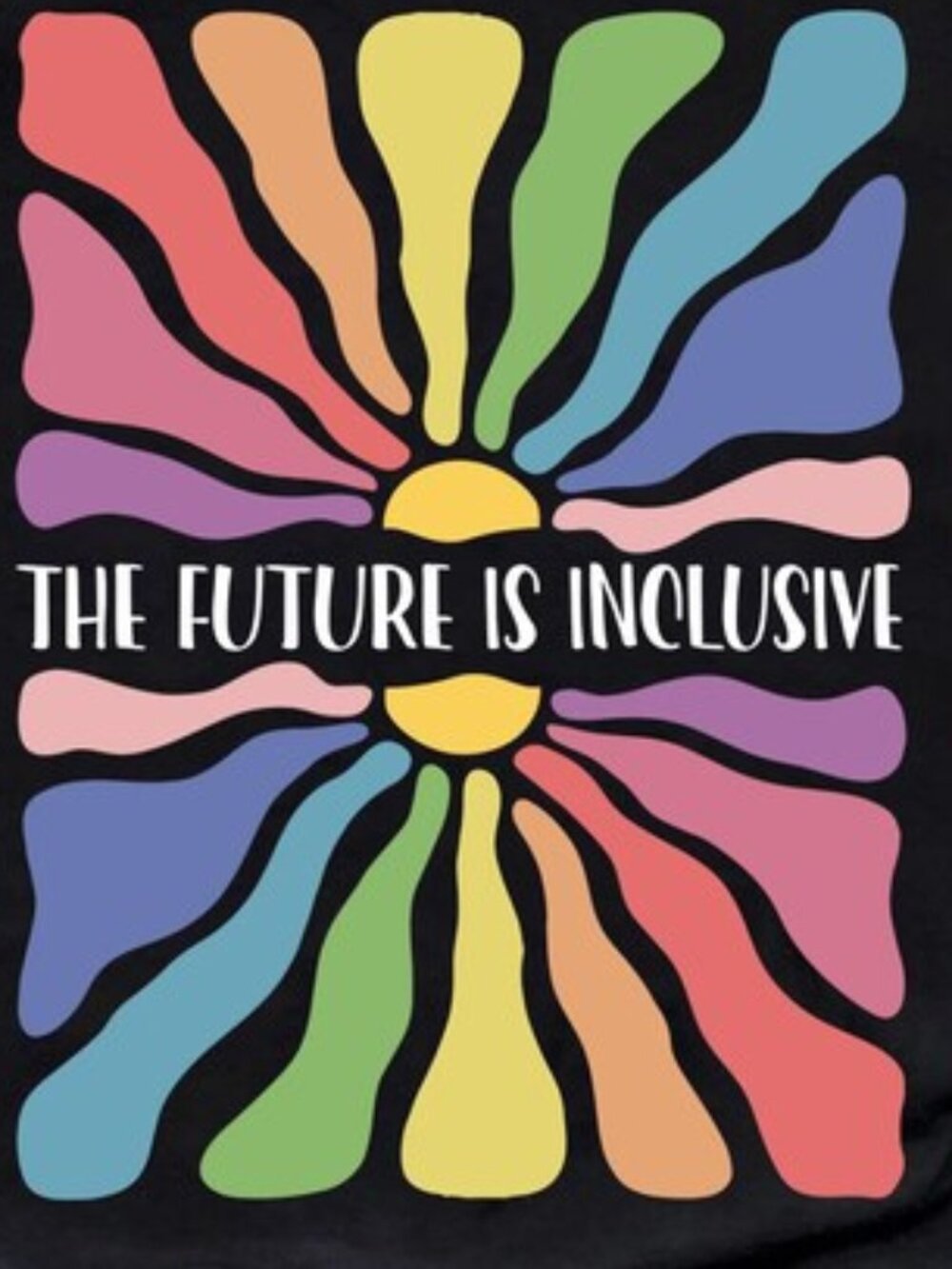 Inclusive Future Shirt, Rainbow LGBT Pride, Social Justice Tee - Picture 2 of 3